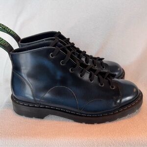 NPS-Solovair Navy Rub-Off Monkey Boot